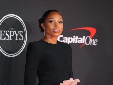 Allyson Felix at The 2022 ESPYS held at the Dolby Theatre on July 20, 2022 in Los Angeles, California, USA. Photo by Christopher Polk/Variety.