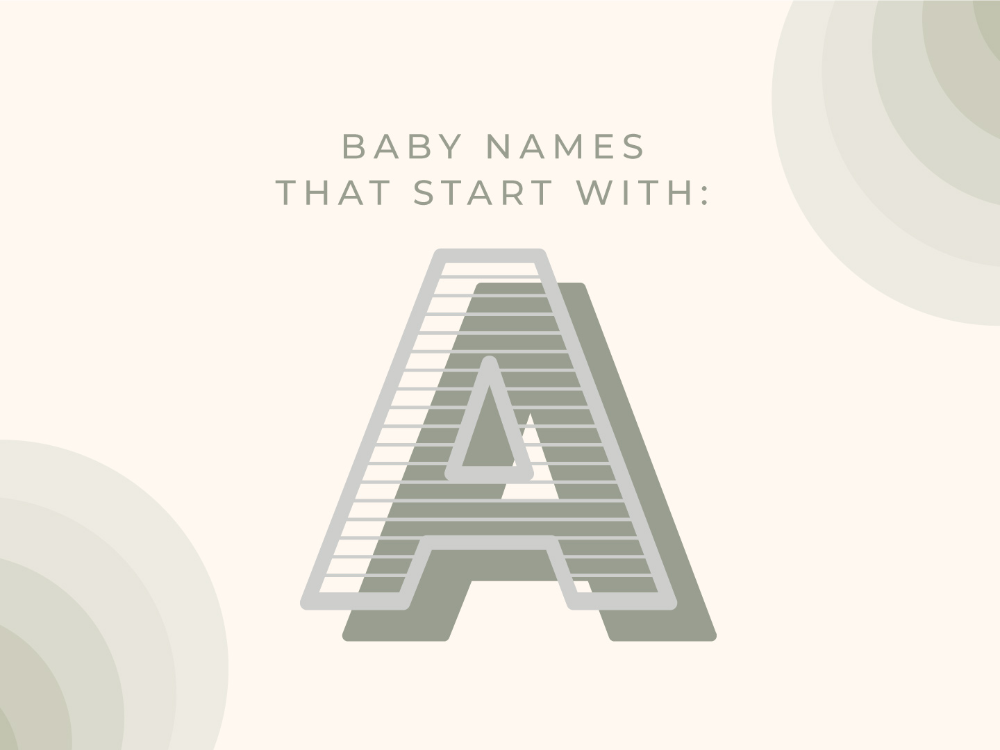 Baby names that start with A