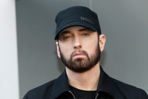 Eminem, Marshall Bruce Mathers III at the induction ceremony for Star on the Hollywood Walk of Fame for Curtis Jackson, aka 50 Cent, Hollywood Boulevard, Los Angeles, CA January 30, 2020. Photo By: Priscilla Grant/Everett Collection