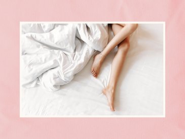 Woman in bed
