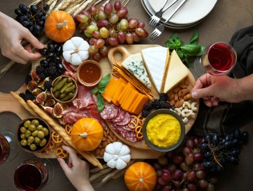 Fall party charcuterie board